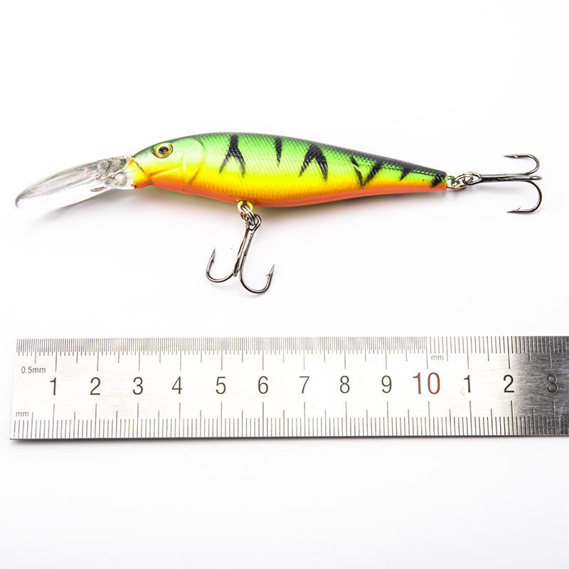 Sealurer Minnow 10G 11Cm Hard Bait 10Pcs Fishing Lure With Sharp Hooks Fly-SEALURER Official Store-Bargain Bait Box