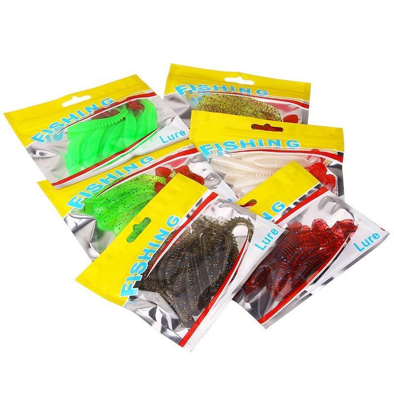 Seapesca 10Pcs/Lot Fishing Lure Soft Baits Souple Shad 80Mm 2.5G Minnow Silicone-SEAPESCA Fishing Store-A-Bargain Bait Box