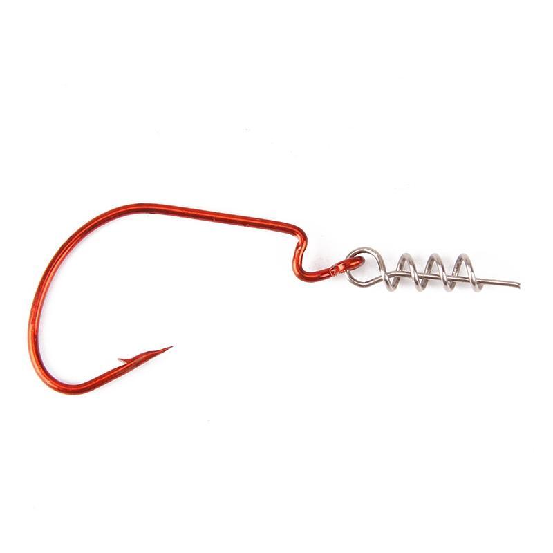 Seapesca 50Pcs/Lot Soft Bait Spring Lock Pin Crank Connect Fishing Hooks-SEAPESCA Fishing Store-Bargain Bait Box