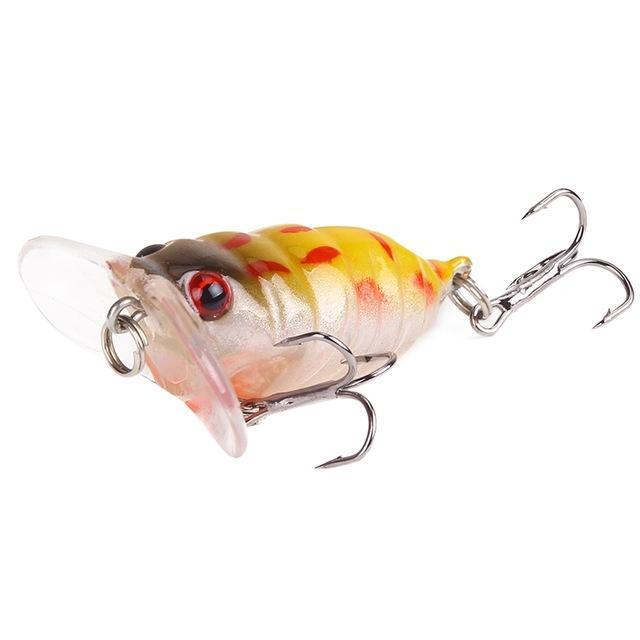 Seapesca Fly Fishing Lure Insects Hrad Bait 45Mm 4G Crankbaits Isca Artificial-SEAPESCA Fishing Store-C-Bargain Bait Box