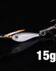 Seapesca Metal Spinner Bait 11G15G20G Spoon Fishing Lure Bass Iscas-Rembo fishing tackle Store-Gray15g-Bargain Bait Box
