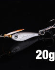 Seapesca Metal Spinner Bait 11G15G20G Spoon Fishing Lure Bass Iscas-Rembo fishing tackle Store-Gray20g-Bargain Bait Box