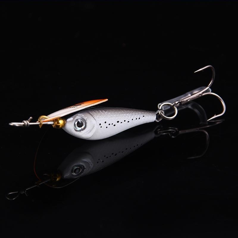 Seapesca Metal Spinner Bait 11G15G20G Spoon Fishing Lure Bass Iscas-Rembo fishing tackle Store-Orange11g-Bargain Bait Box