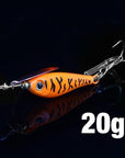 Seapesca Metal Spinner Bait 11G15G20G Spoon Fishing Lure Bass Iscas-Rembo fishing tackle Store-Orange20g-Bargain Bait Box