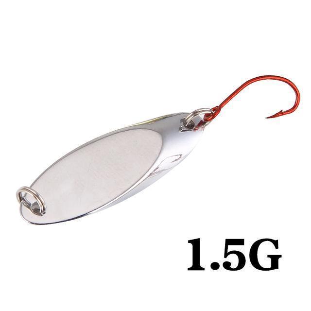 Seapesca Metal Spinner Spoon Fishing Lure Copper Hard Bait 1.5G 2G 3.5G 5G-SEAPESCA Fishing Store-C-Bargain Bait Box
