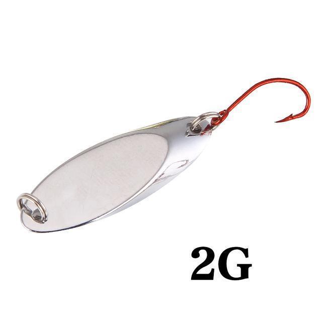 Seapesca Metal Spinner Spoon Fishing Lure Copper Hard Bait 1.5G 2G 3.5G 5G-SEAPESCA Fishing Store-G-Bargain Bait Box
