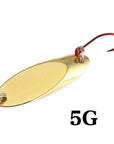Seapesca Metal Spinner Spoon Fishing Lure Copper Hard Bait 1.5G 2G 3.5G 5G-SEAPESCA Fishing Store-P-Bargain Bait Box
