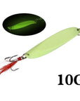 Seapesca Metal Spinner Spoon Fishing Lure Hard Baits 7G-40G Luminous Sequins-SEAPESCA Fishing Store-Luminous 10g-Bargain Bait Box