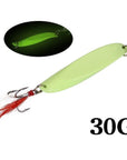 Seapesca Metal Spinner Spoon Fishing Lure Hard Baits 7G-40G Luminous Sequins-SEAPESCA Fishing Store-Luminous 30g-Bargain Bait Box