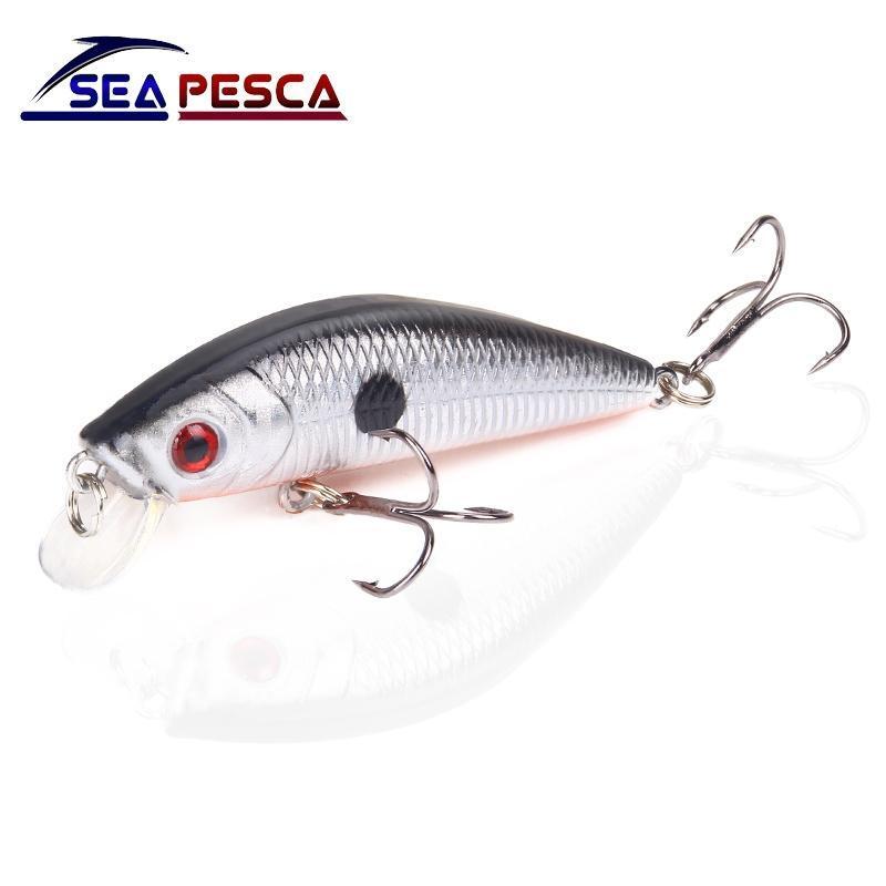 Seapesca Minnow Fishing Lure 70Mm 8G 3D Eyes Crankbait Wobblers Artificial-SEAPESCA Fishing Store-A-Bargain Bait Box
