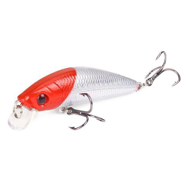 Seapesca Minnow Fishing Lure 70Mm 8G 3D Eyes Crankbait Wobblers Artificial-SEAPESCA Fishing Store-E-Bargain Bait Box