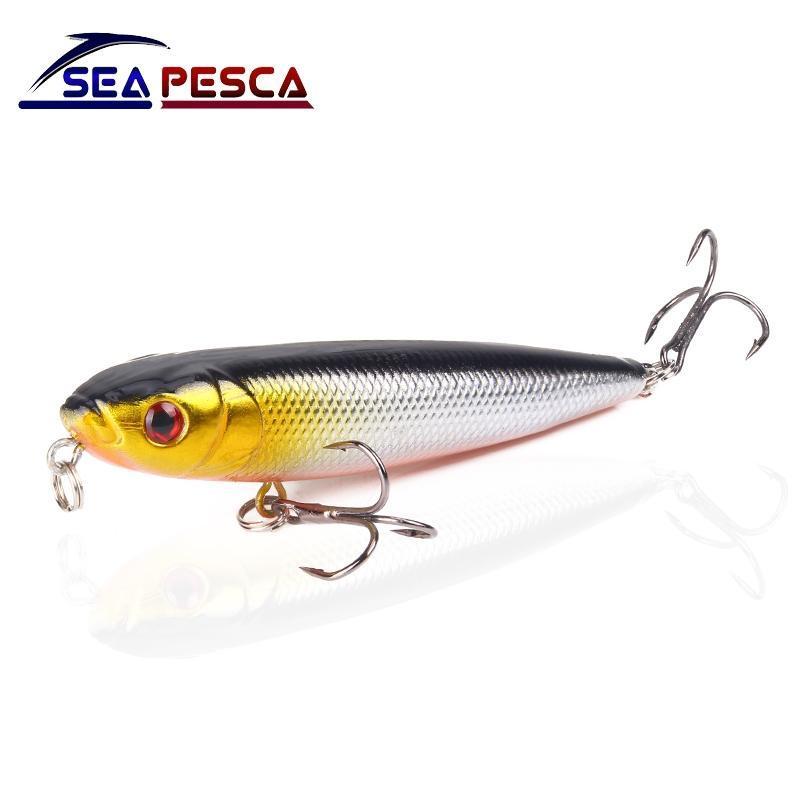 Seapesca Pencil Fishing Lure 80Mm 9G Artificial Hard Bait Topwater Floating-SEAPESCA Fishing Store-A-Bargain Bait Box
