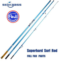 Seekbass Japan Quality Distance Throwing Rod Full Fuji Surf Rod 4.2M 46T-Baitcasting Rods-SEEKBASS FISHING Store-Bargain Bait Box