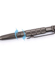 Self - Defense Tactical Pen Cooyoo Aviation Aluminum Anti-Skid Portable Tool For-A willow Store-Gray-Bargain Bait Box