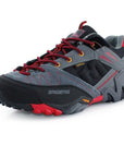 Sexemara Waterproof Hiking Shoes Men Sneakers Leather Outdoor Mens Sport-Adventurers Store-Gray-7-Bargain Bait Box