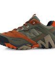Sexemara Waterproof Hiking Shoes Men Sneakers Leather Outdoor Mens Sport-Adventurers Store-Orange-7-Bargain Bait Box