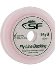 Sf 30Lb 20Lb 50M/54Yds Backing Line Dacron Pe Braided Fly Fishing Trout Line-SF Store-Flour Yellow-30LB-Bargain Bait Box
