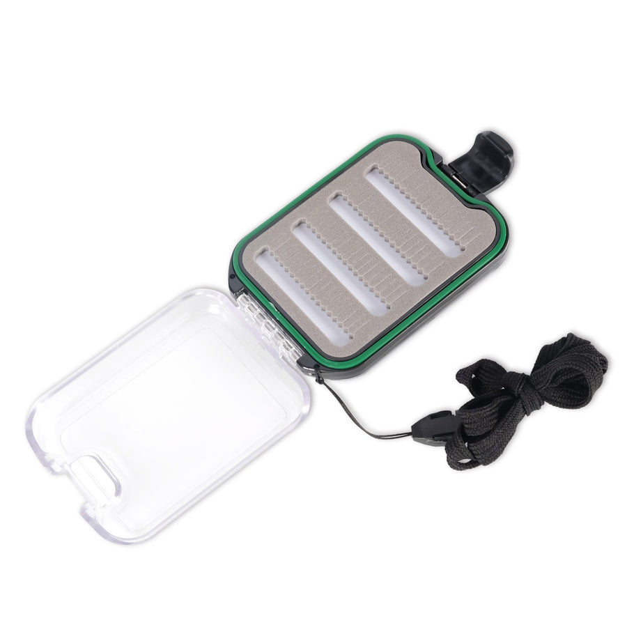 Sf Small Pocket Fly Fishing Plastic Double Side Fly Box With Lanyard 1 –  Bargain Bait Box
