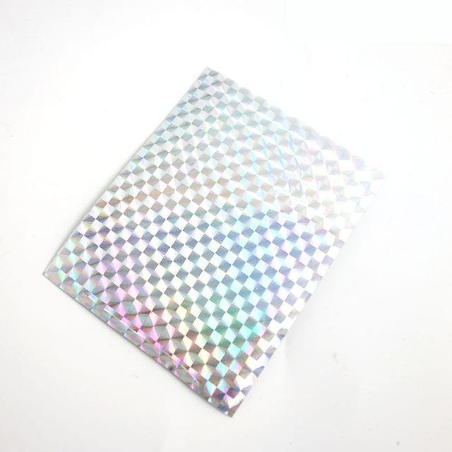 Shared With Fish 20Pcs Adhesive Holographic Tape Reflective Tapes Decoration-Holographic Stickers-Bargain Bait Box-SJ70 SILVER-Bargain Bait Box