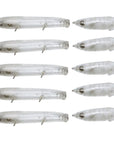 Shelt'S 10 Pcs Quality Unpainted Fishing Topwater Poppers Popmax Pencil Floating-Blank & Unpainted Lures-Shelt's Fishing Store-Bargain Bait Box