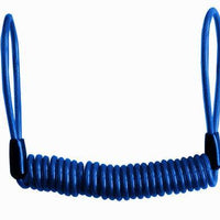 Shinetrip 1.5M Cable Lanyard Spring Coil Wire Rope Motorcycle Motorbike Disc-on the trip Store-blue-Bargain Bait Box