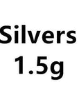 Shunmier 1.5G 2G 3.5G 5G Fishing Copper Spoon Metal Lure Pesca Peche Tackle Carp-SHUNMIER Official Store-silver7-Bargain Bait Box