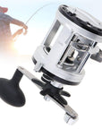 Silver Drum Fishing Reel 12+1 Ball Bearing 5.6:1 Right Hand Trolling Wheel-Baitcasting Reels-FishingXYZ Store-13-Other-Bargain Bait Box
