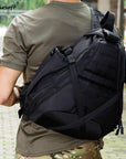 Sinairsoft 14 Inches Laptop Backpacks Single Sling Molle Waterproof-LYemersongear Luggage Store-BK-Bargain Bait Box