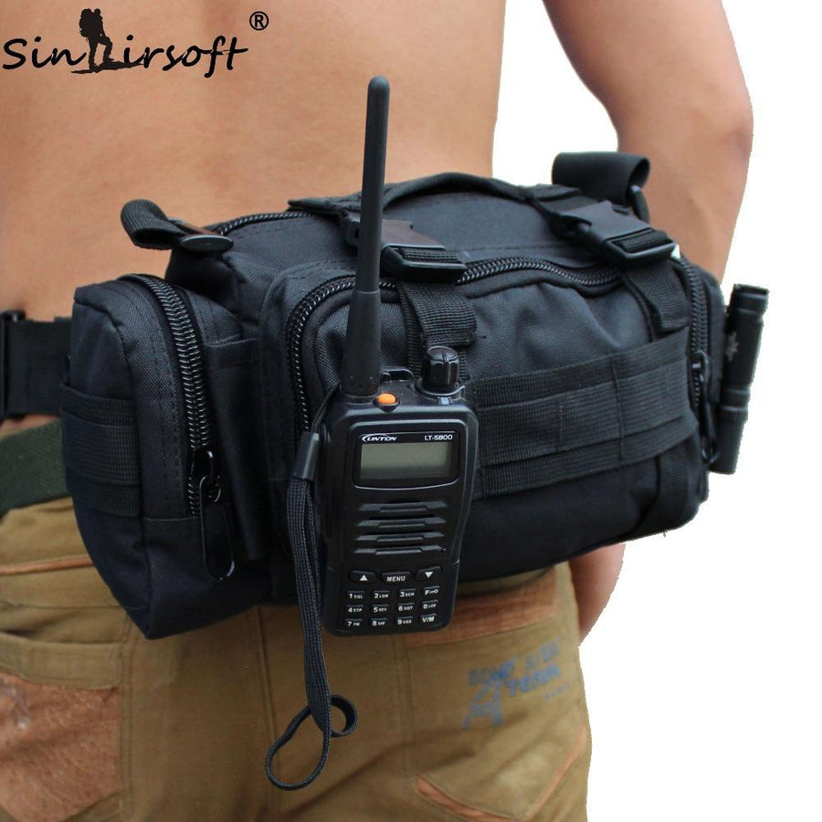 Sinairsoft High Quality Outdoor Military Tactical Backpack Waist Pack Waist-SINAIRSOFT Official Store-Black-Bargain Bait Box