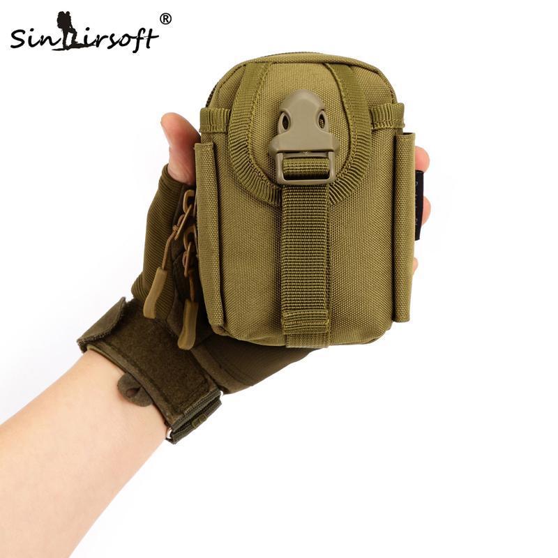 Sinairsoft Molle System Accessory Bag Climbing Bags Camping Sport Pouch-SINAIRSOFT Official Store-BK-Bargain Bait Box