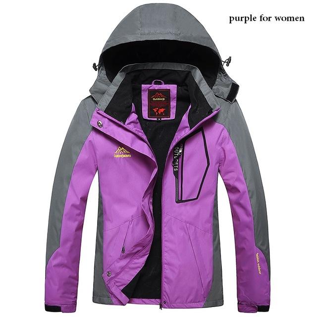 Single Layer Women Jacket Windbreaker Waterproof Jacket Fishing-Jackets-Bargain Bait Box-women purple-L-Bargain Bait Box