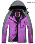 Single Layer Women Jacket Windbreaker Waterproof Jacket Fishing-Jackets-Bargain Bait Box-women purple-L-Bargain Bait Box
