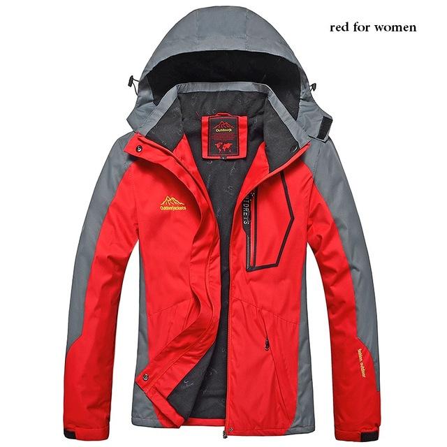 Single Layer Women Jacket Windbreaker Waterproof Jacket Fishing-Jackets-Bargain Bait Box-women red-L-Bargain Bait Box
