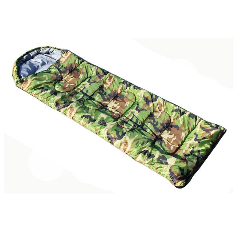 Sleeping Bag Military Envelope Camouflage Outdoor Camping Hiking Travelling-Style Me Fitness Sport-Bargain Bait Box