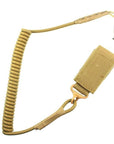 Sling Tactical Pistol Elastic Lanyard Spring Retention Rope Keychain Camping-B. M. Store-Mud color-Bargain Bait Box