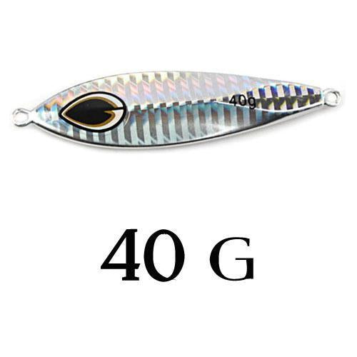 Slow Jig Lead Fish Lure 40G Metal Jigs 7Cm Slow Jigging Lures 8 Color 1Pcs/Lot-Shop2800224 Store-Clear-Bargain Bait Box