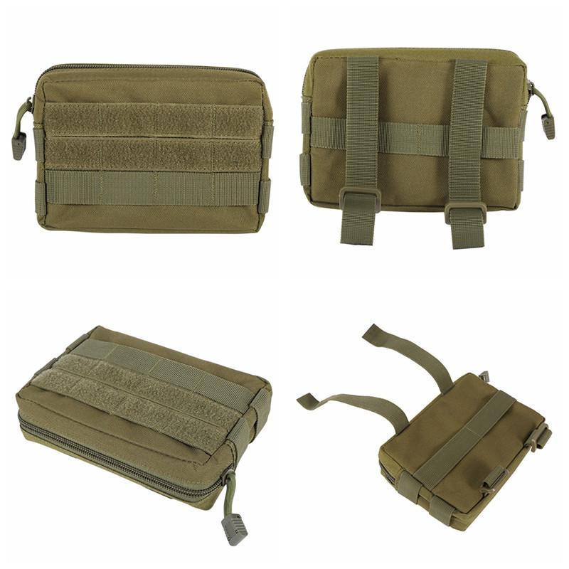 Small Army Utility Field Sundries Pouch Edc Pouch Military Belt Pouch Tactical-Passionate Life Store-Black Color-Bargain Bait Box