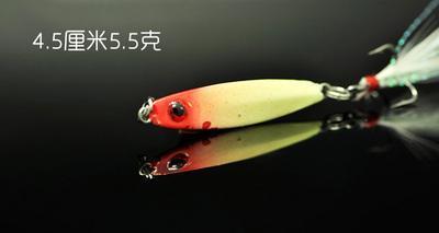 Small Fishing Lure Stream Jigbait Long Range Casting Jigs Hard Bait 3G/5G-Even Sports-Big Red Head-Bargain Bait Box