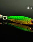 Small Fishing Lure Stream Jigbait Long Range Casting Jigs Hard Bait 3G/5G-Even Sports-Small Green-Bargain Bait Box