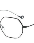 Small Frame Retro Sun Glasses For Men Brand Design Polygon Sunglasses Women-Sunglasses-runbird Official Store-Black Frame Clear-Bargain Bait Box