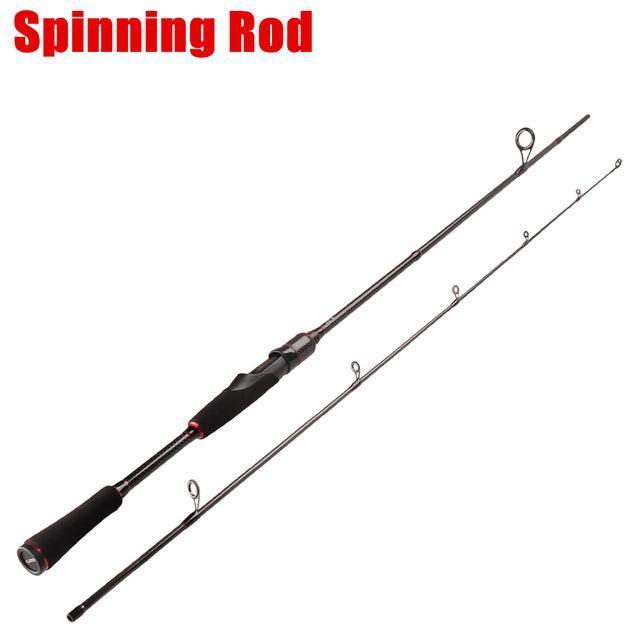 Smart 2.1M Spinning/Casting Fishing Rod M Power 2 Sections Carbon Lure Rods-Baitcasting Rods-Bassking Fishing Tackle Co,Ltd Store-White-Bargain Bait Box