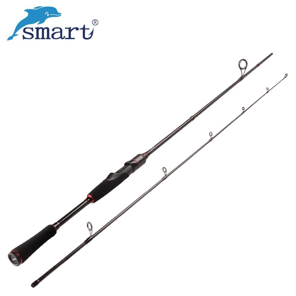 Smart 2.1M Spinning/Casting Fishing Rod M Power 2 Sections Carbon Lure Rods-Baitcasting Rods-Bassking Fishing Tackle Co,Ltd Store-White-Bargain Bait Box