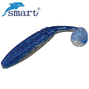 Smart 5Pcs Soft Baits 120Mm 15-19G Jig Head Fishing Lure For Bass Silicone-SmartLure Store-SL01-Bargain Bait Box