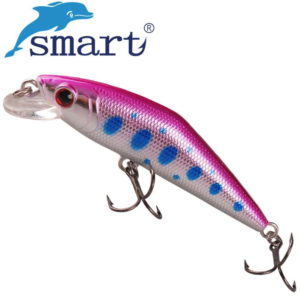 Smart Minnow Bait 50Mm/3.6G Sinking Hard Fishing Lures Isca Artificial Para-Luremaster Fishing Tackle-NF001-Bargain Bait Box