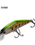 Smart Minnow Bait 50Mm/3.6G Sinking Hard Fishing Lures Isca Artificial Para-Luremaster Fishing Tackle-NF005-Bargain Bait Box