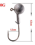 Smart One Box(20-50Pcs) Lead Head Fishing Hook 1G-20G 9Size Jigs Hooks For-SmartLure Store-10g-Bargain Bait Box