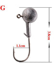 Smart One Box(20-50Pcs) Lead Head Fishing Hook 1G-20G 9Size Jigs Hooks For-SmartLure Store-7g-Bargain Bait Box