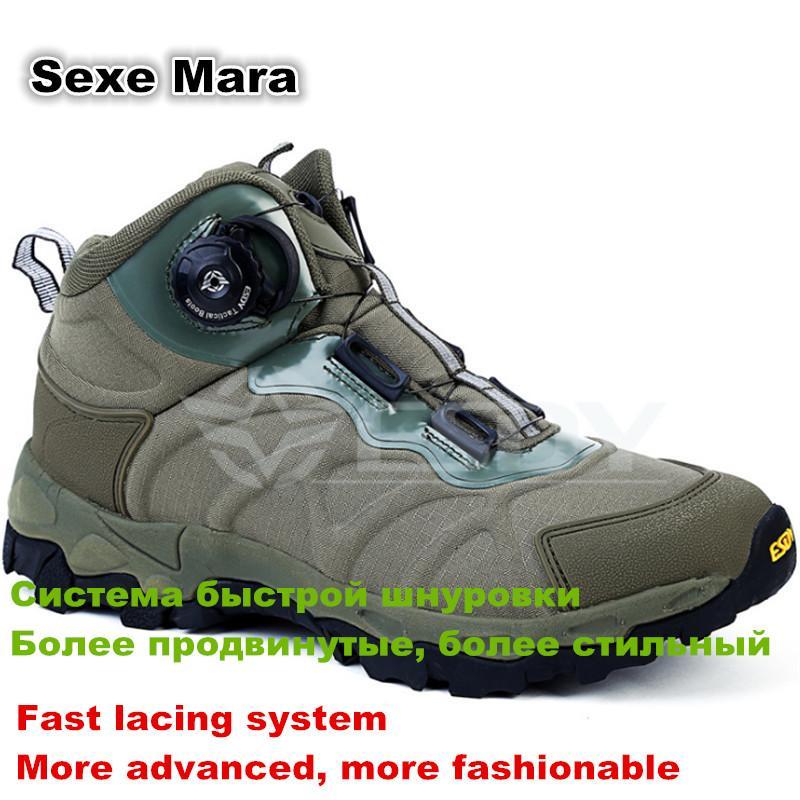Sneakers Men Outdoor Sport Shoes Men Hiking Shoes Men Fast Lacing System A-Sneakers High quality Store-A-7-Bargain Bait Box