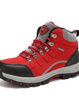 Sneakers Women Hiking Shoes Outdoor Trekking Boots Climbing Shoes Sports-AICSIS Store-Red-4.5-Bargain Bait Box
