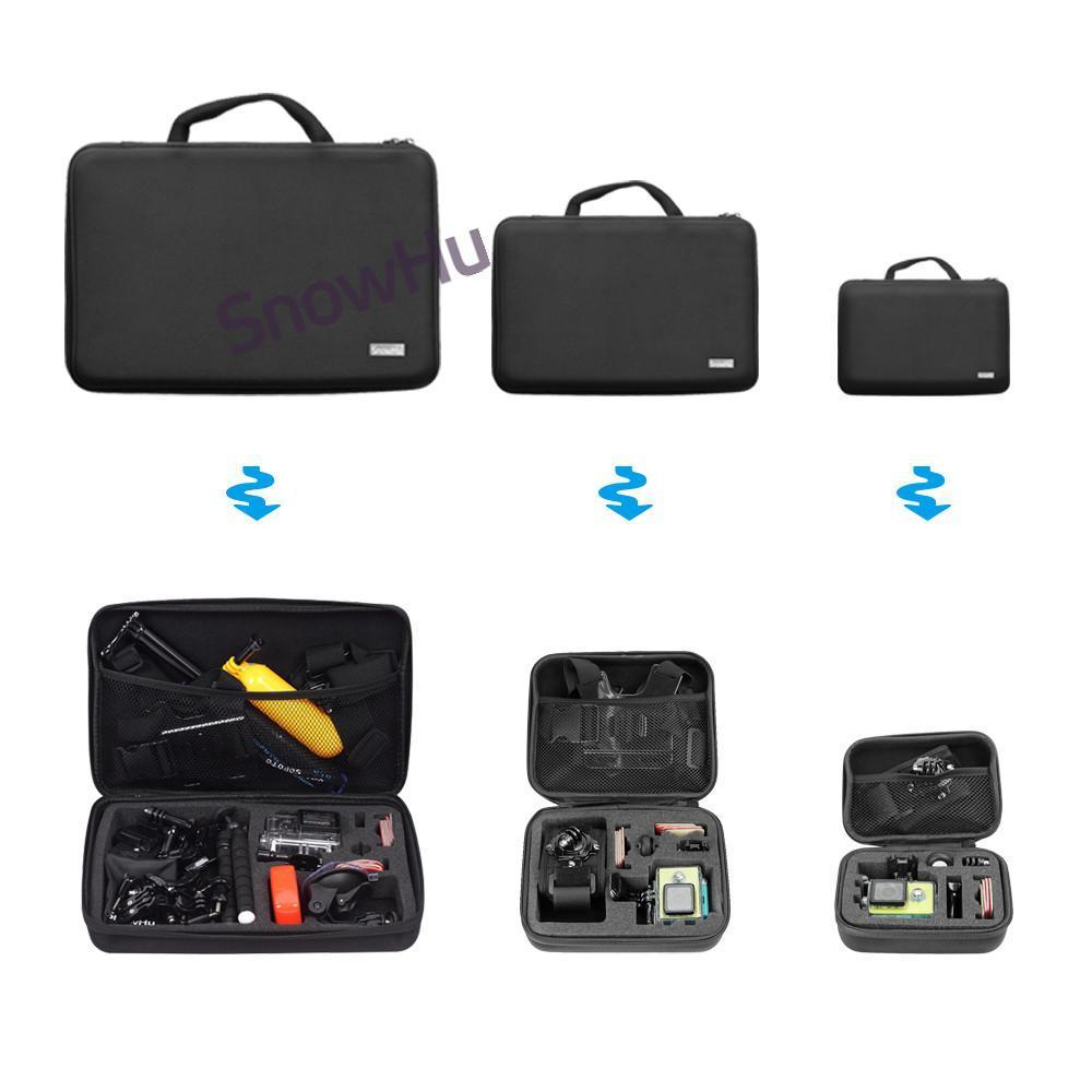Snowhu Portable Storage Camera Bag For Gopro Case For Xiaomi Yi Action Camera-Action Cameras-SnowHu &Accessories Store-Large-Bargain Bait Box